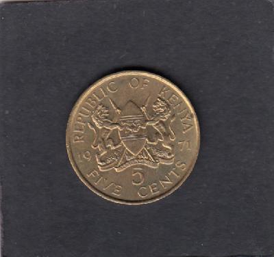 Beschrijving: 5 Cent KENYATTA